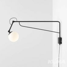 Soho kinkiet glass E14 czarny